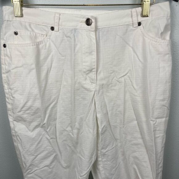 NWOT Lara Lane Crop Pants Size 10 - Picture 2 of 6